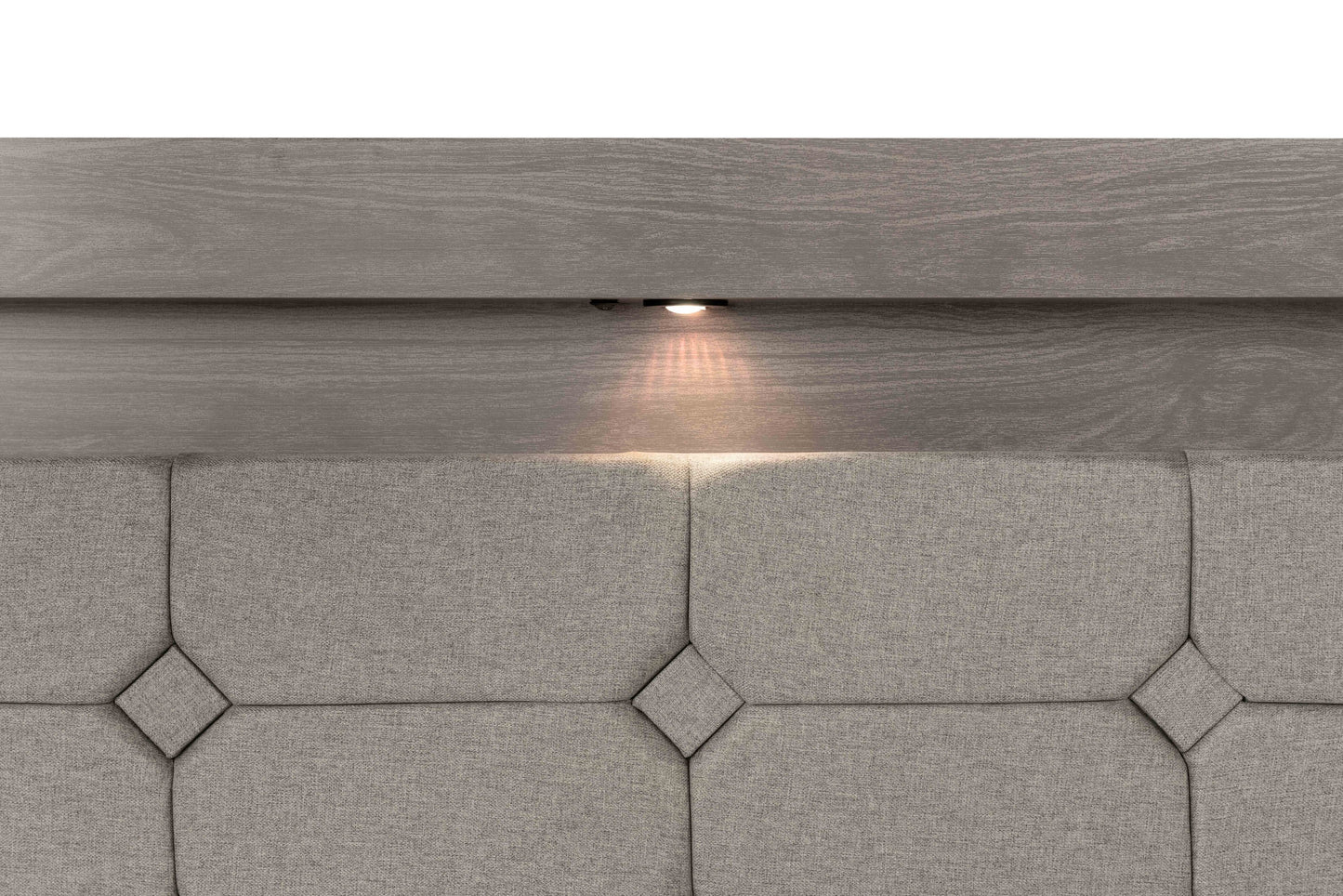 Cabecera King Size Mobli - Gris