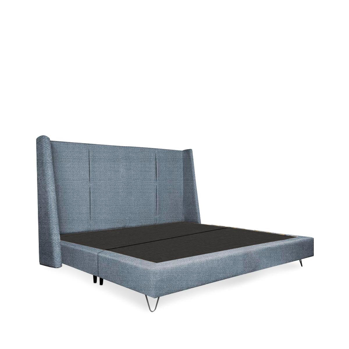 Cama matrimonial Hampton - Azul - Tu Gow
