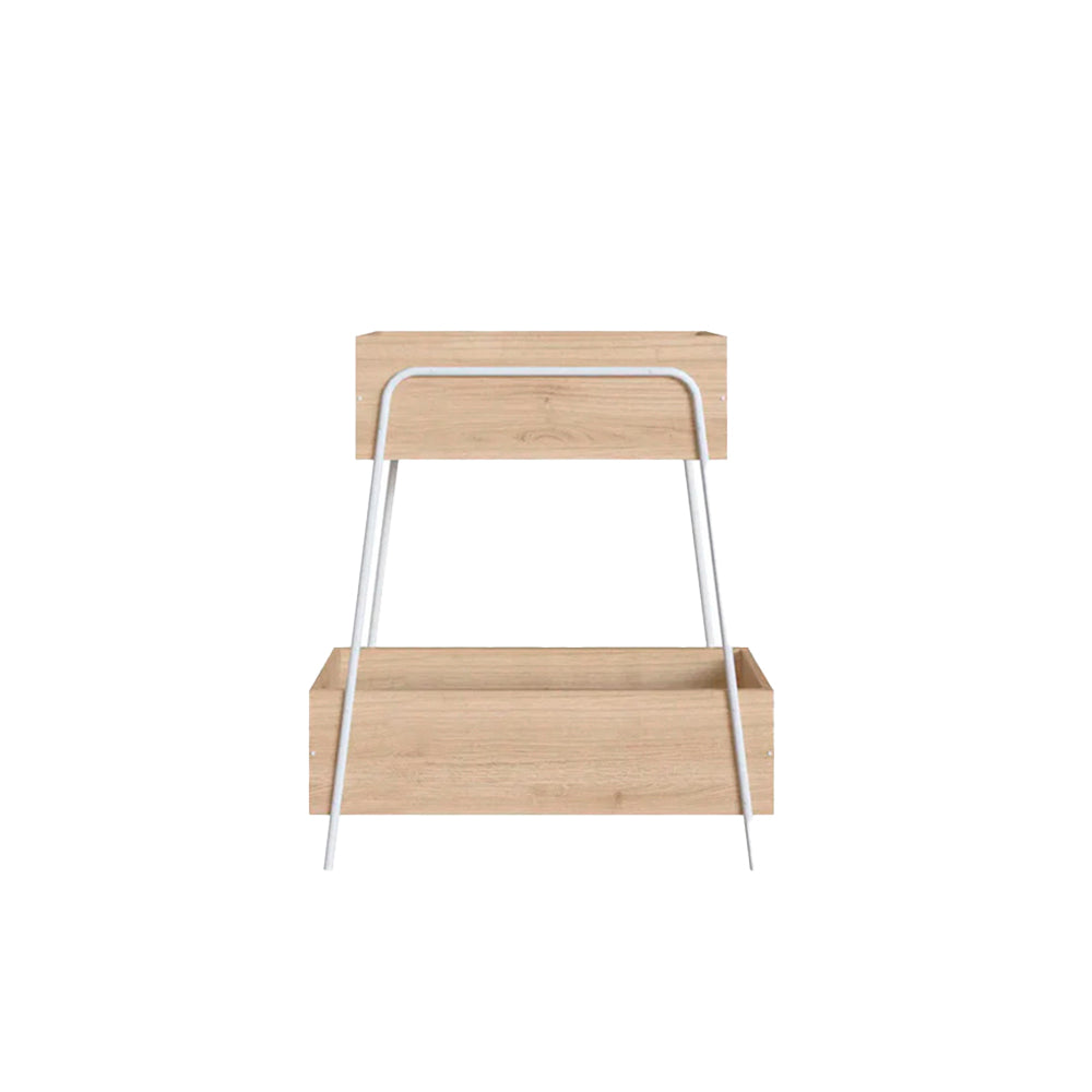 Organizador Chantou - Blanco y Color Madera - Tugow