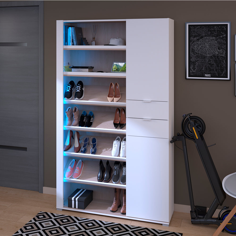 Zapatera Cobbler - Blanco y Roble - Tugow