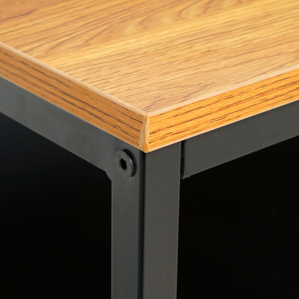 Mesa de Centro rectangular Creta - Negro y Madera - Tugow