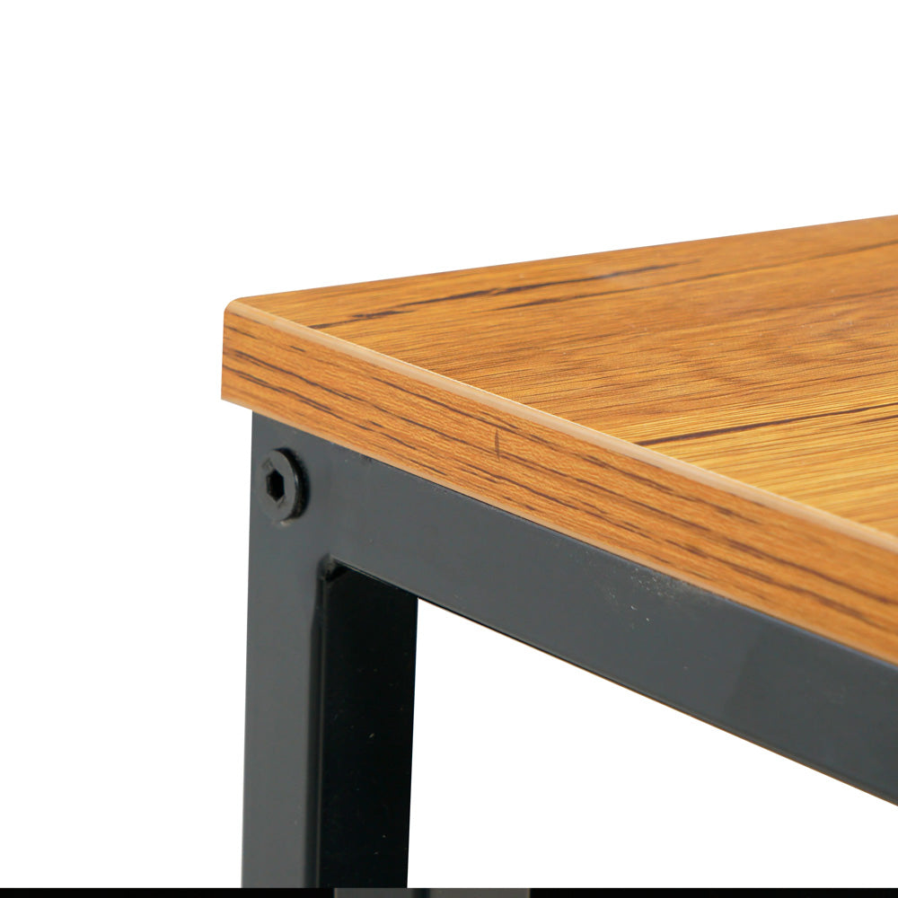 Mesa de Centro rectangular Creta - Negro y Madera - Tugow