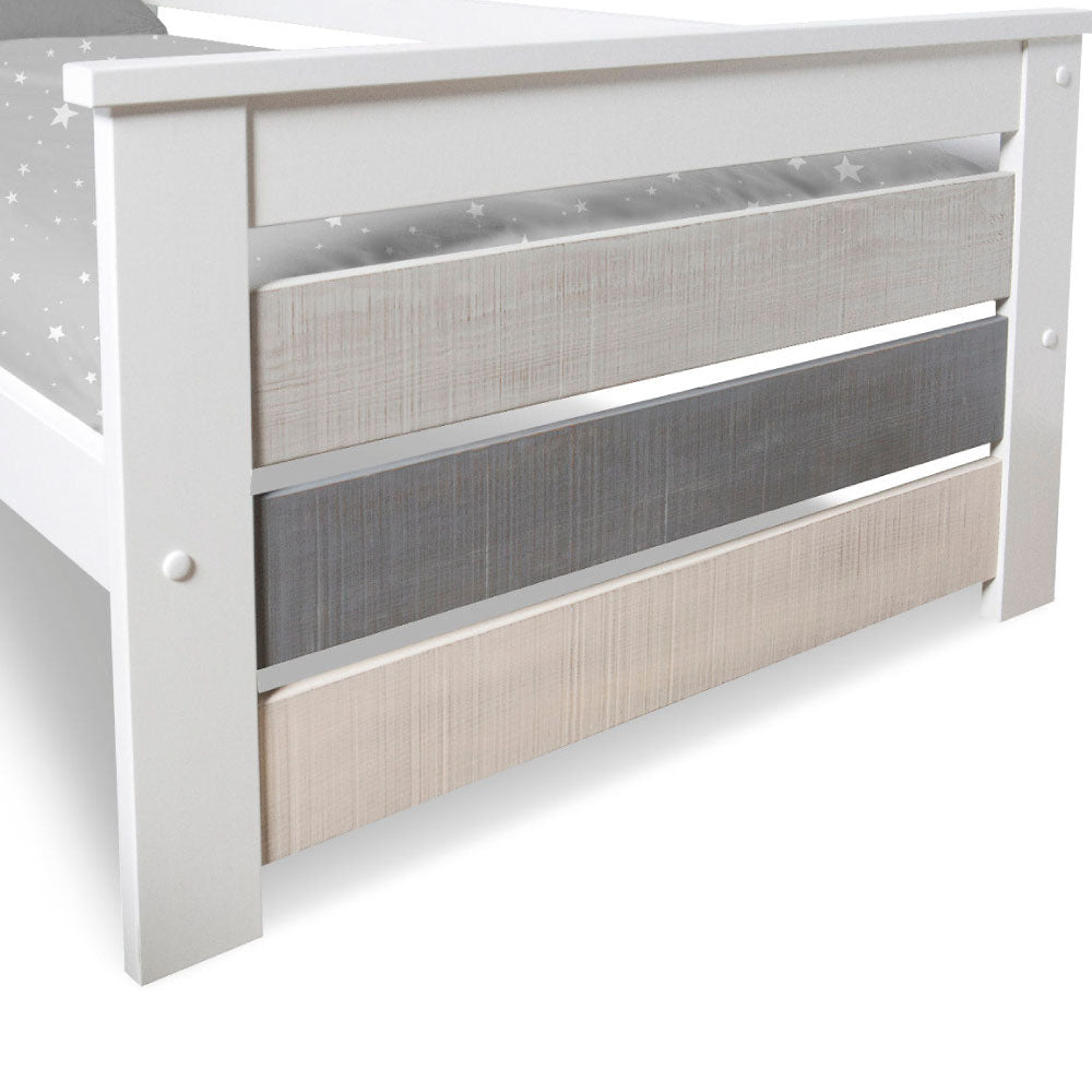 Cama Nido Aladin - Blanco y Gris - Tugow