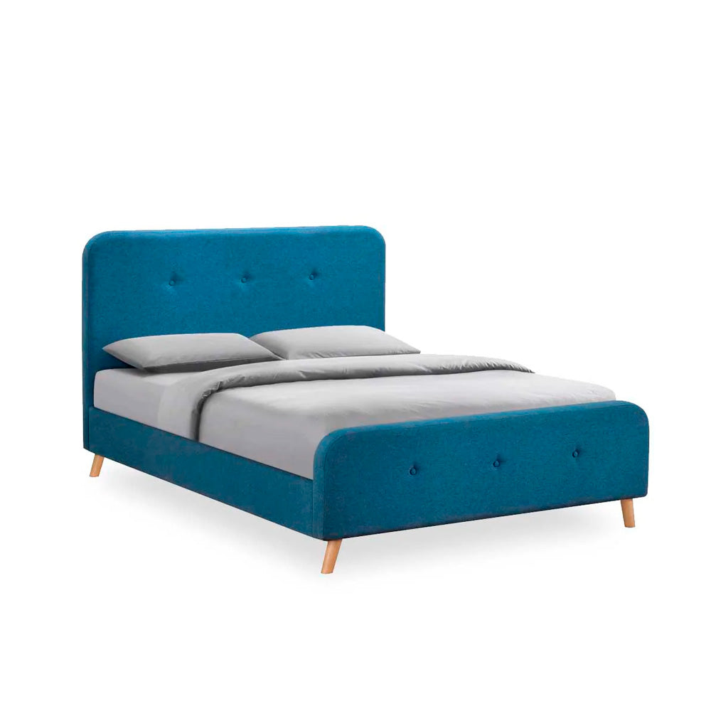 Cama matrimonial Gao - Azul - Tugow