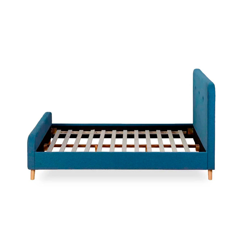 Cama matrimonial Gao - Azul - Tugow