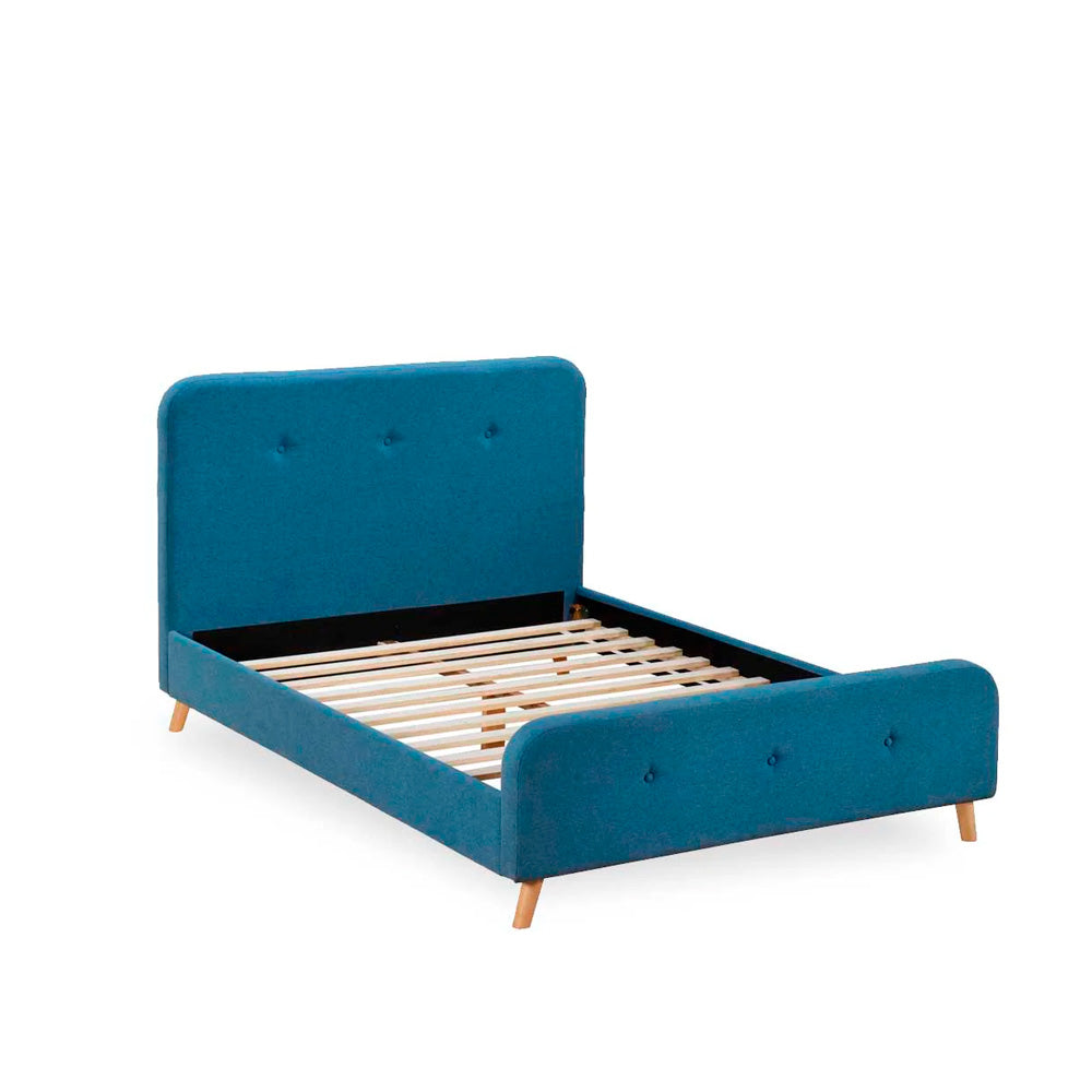 Cama matrimonial Gao - Azul - Tugow