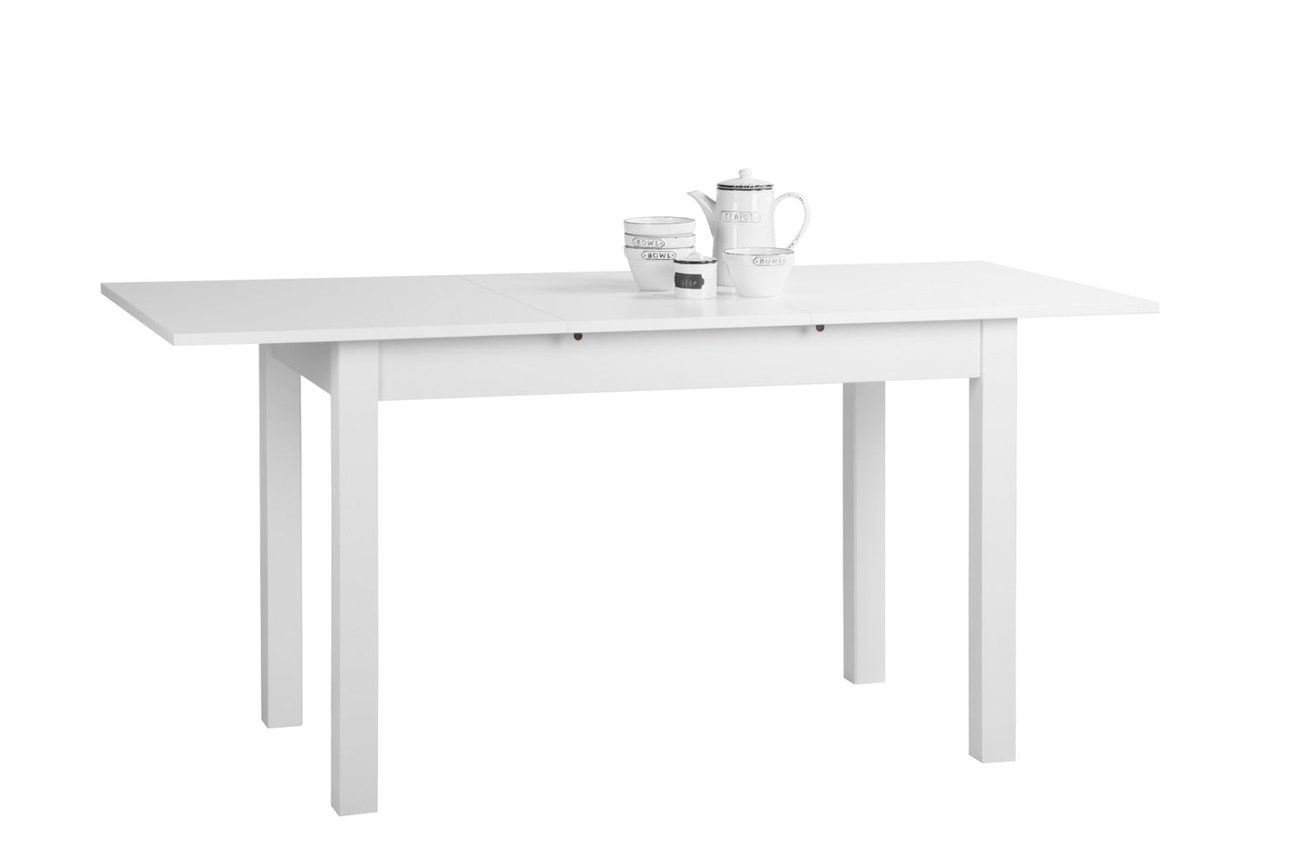 Mesa de comedor extensible Clio - Blanco - Tugow