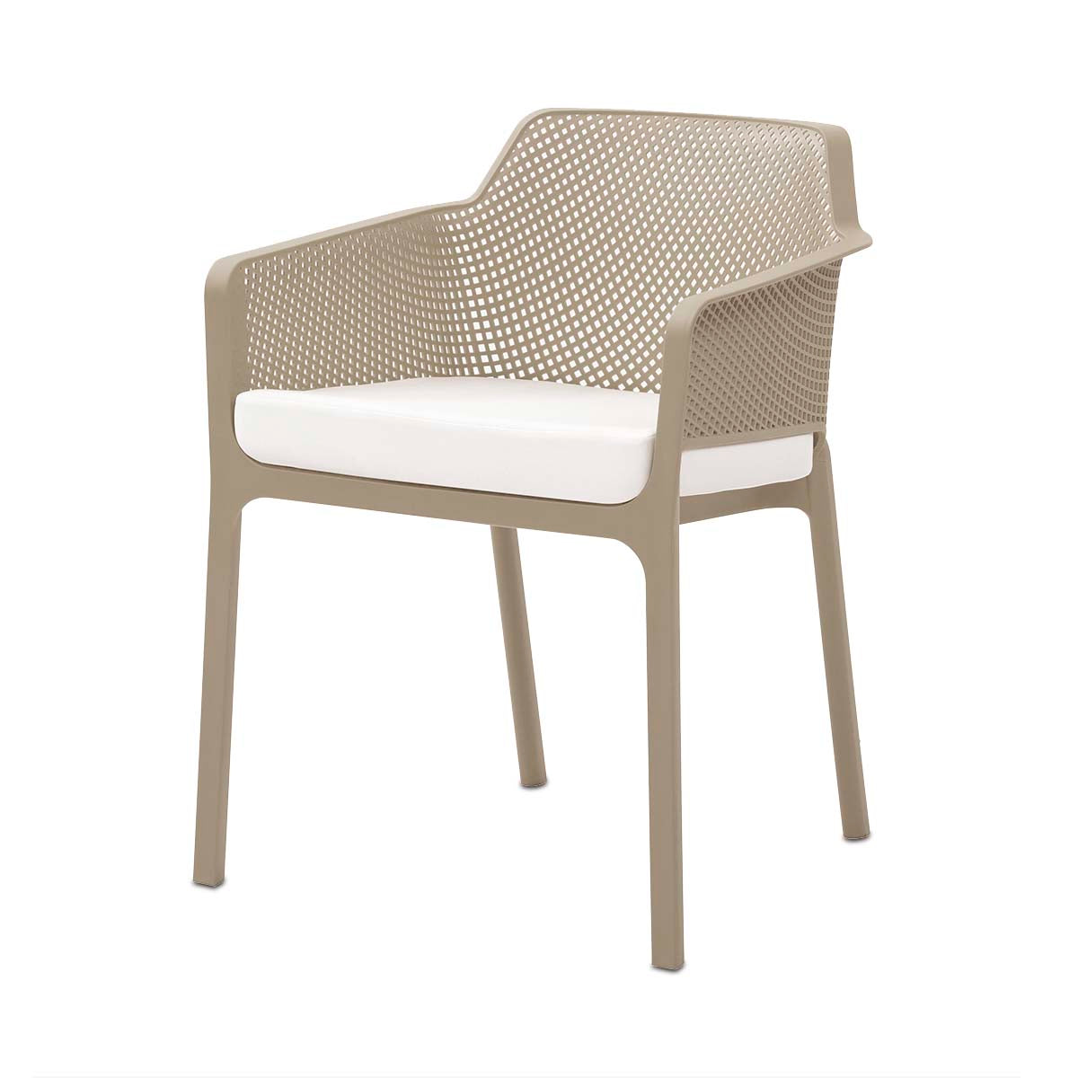 Set de 4 sillas de exterior Galdania - Café - Tugow
