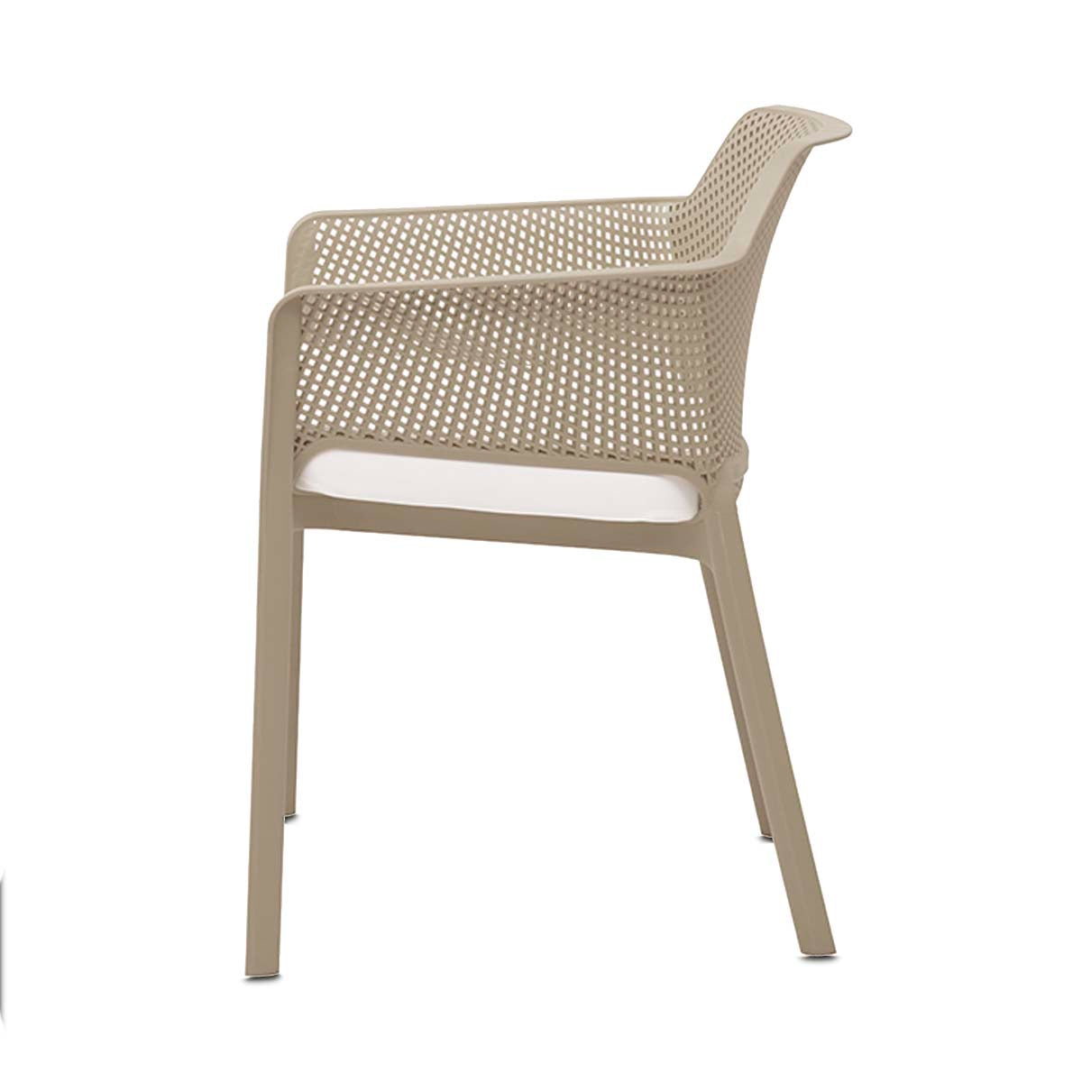 Set de 4 sillas de exterior Galdania - Café - Tugow