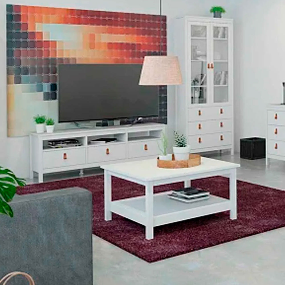 Mueble para tv Dixon - Blanco - Tugow