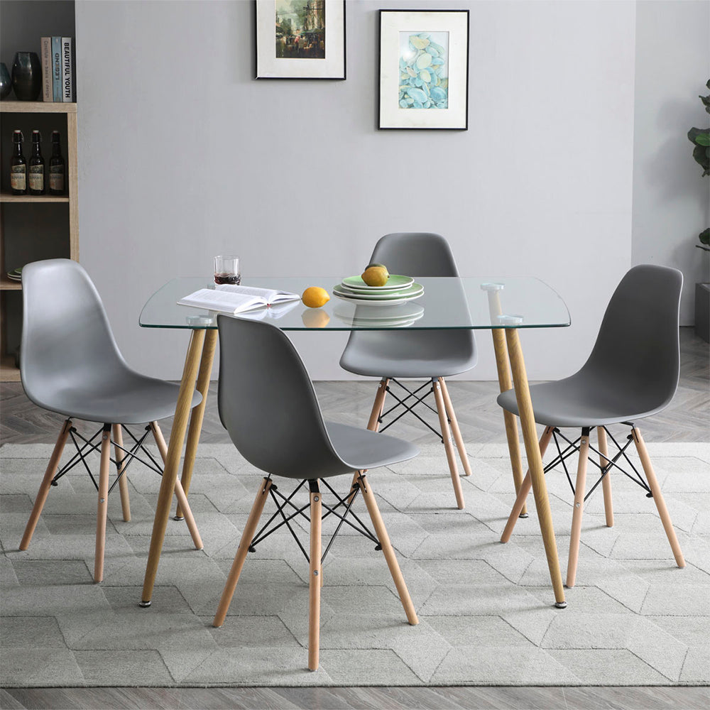 Comedor Dortmund con 4 Sillas Oslo - Tugow
