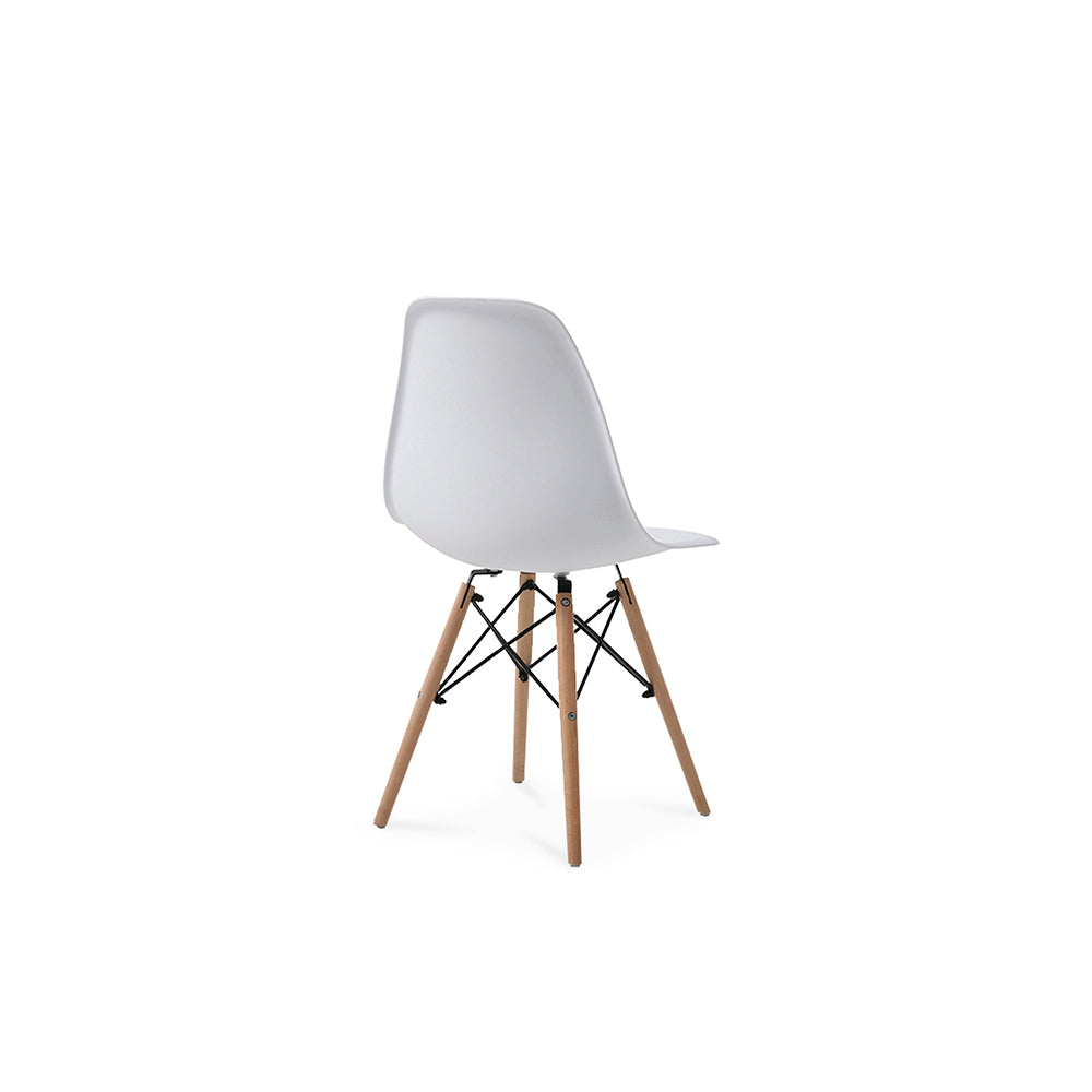 Silla Oslo réplica Eames - Blanco - Tugow