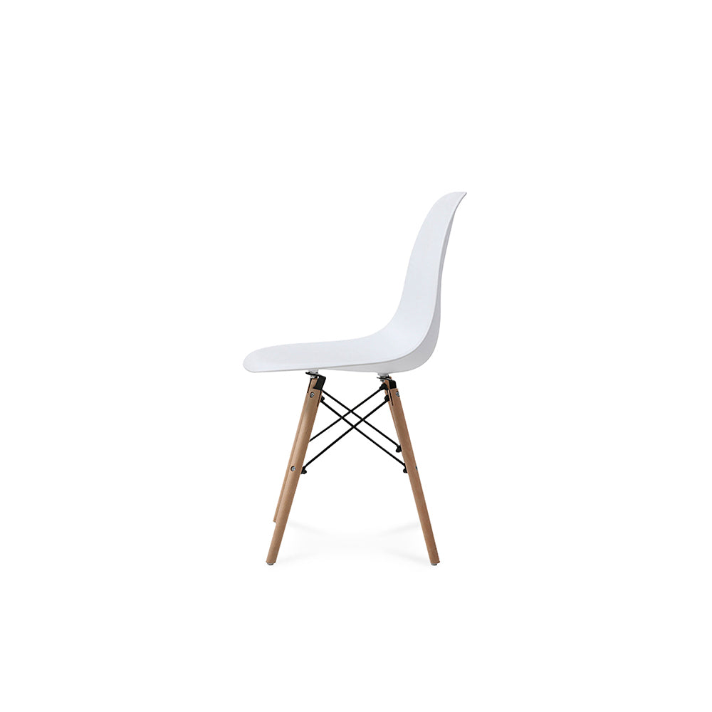 Silla Oslo réplica Eames - Blanco - Tugow