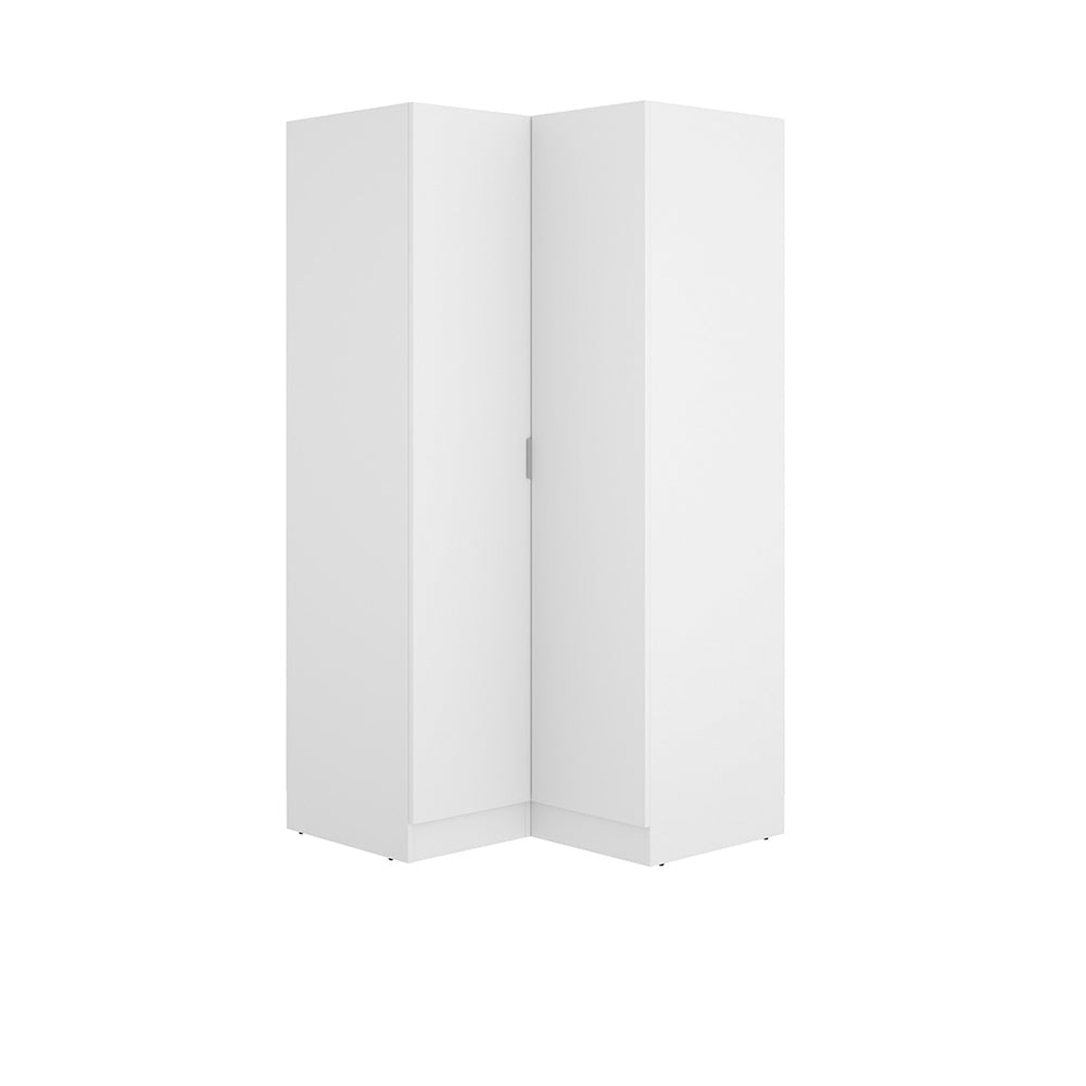 Armario rincón con puertas Essen - Blanco - Tugow