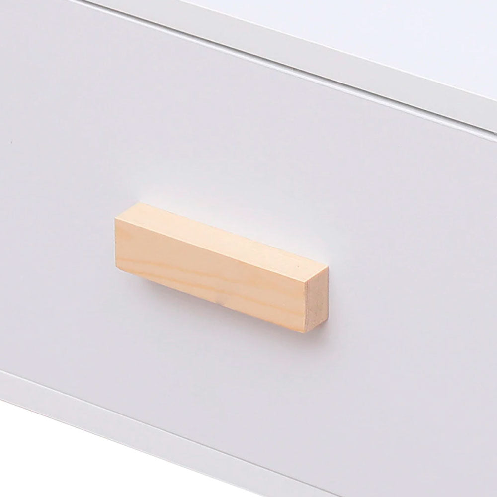 Buró infantil Estocolmo - Blanco y Madera - Tugow