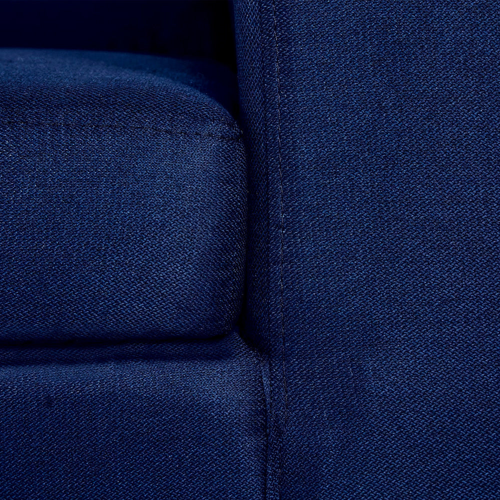 Sillón Etna - Azul Noche con patas negras - Tugow