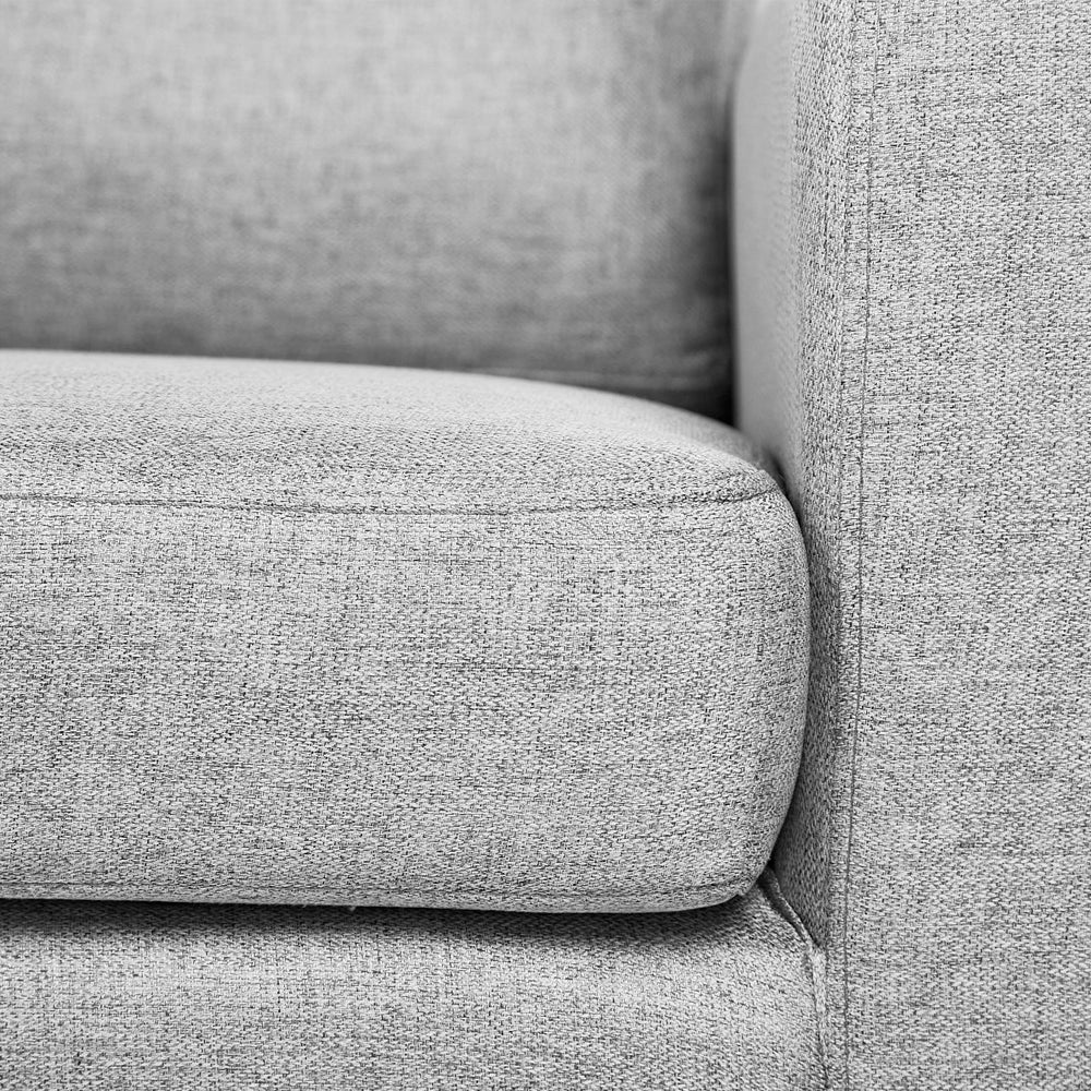 Sillón Etna - Gris Claro con patas negras - Tugow