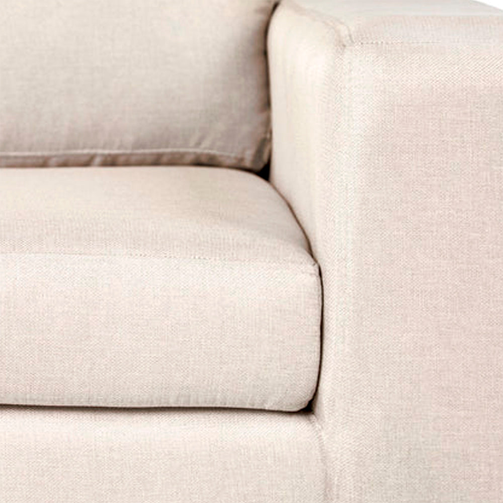 Sillón Etna - Alabastro con patas negras - Tugow