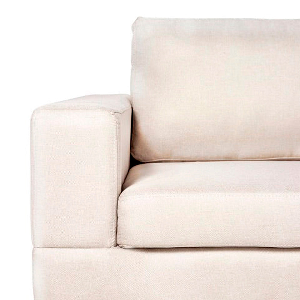Sillón Etna - Alabastro con patas negras - Tugow