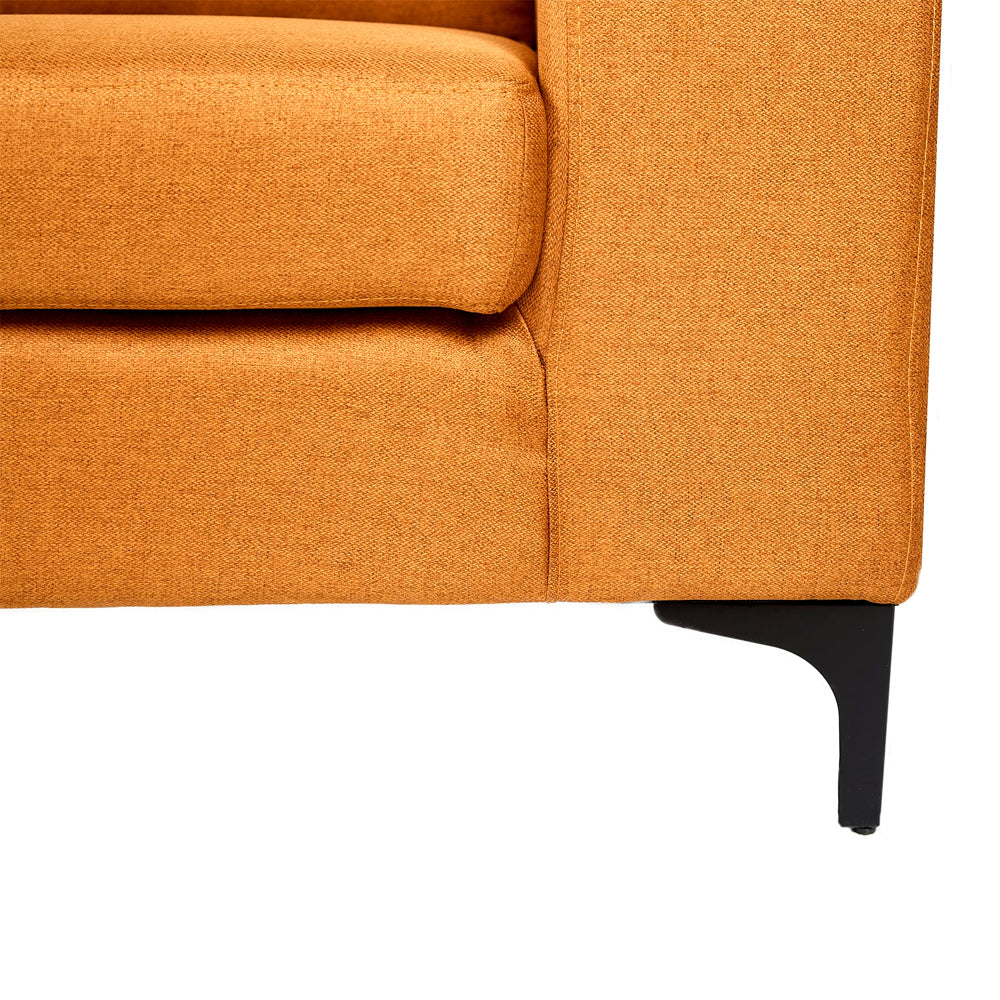 Sillón Etna - Mostaza con patas negras - Tugow