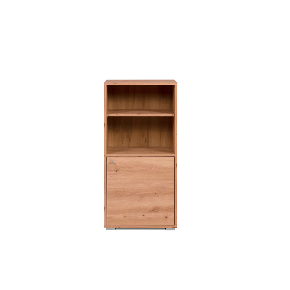 Aparador modular de repisa y puerta Flex - Roble - Tugow