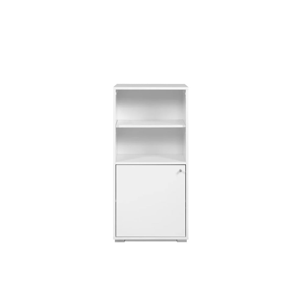 Aparador modular de repisa y puerta Flex - Blanco - Tugow