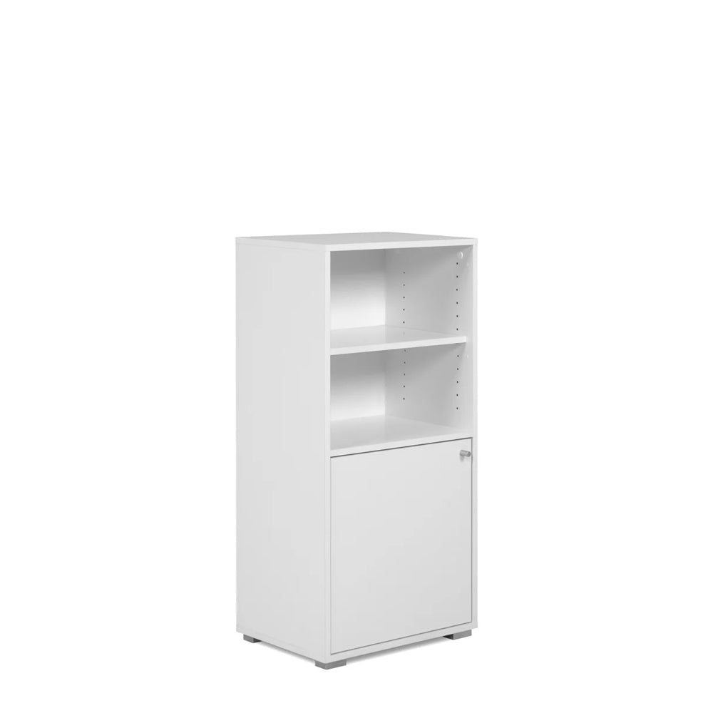 Aparador modular de repisa y puerta Flex - Blanco - Tugow