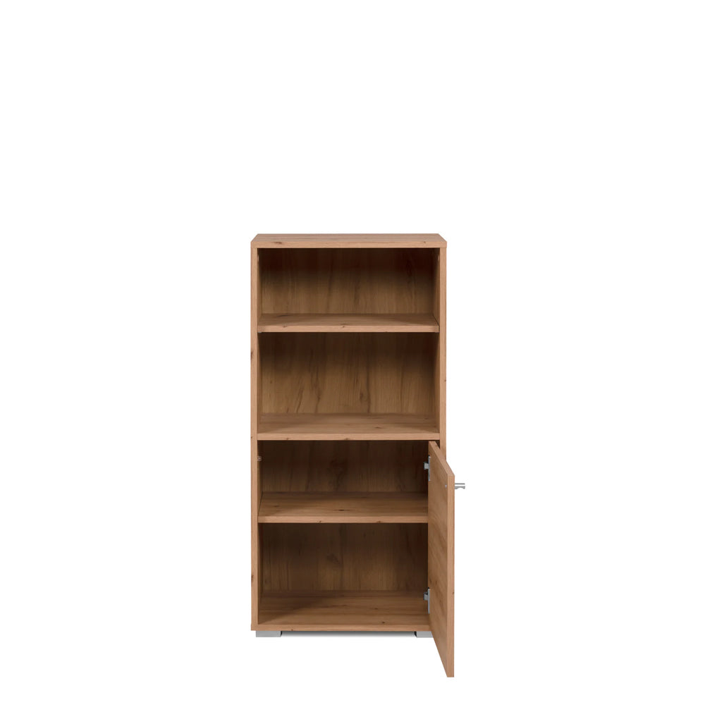 Aparador modular de repisa y puerta Flex - Roble - Tugow