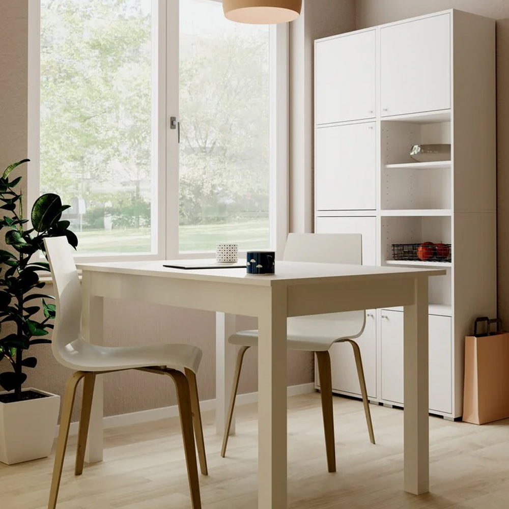 Aparador modular de repisa y puerta Flex - Blanco - Tugow