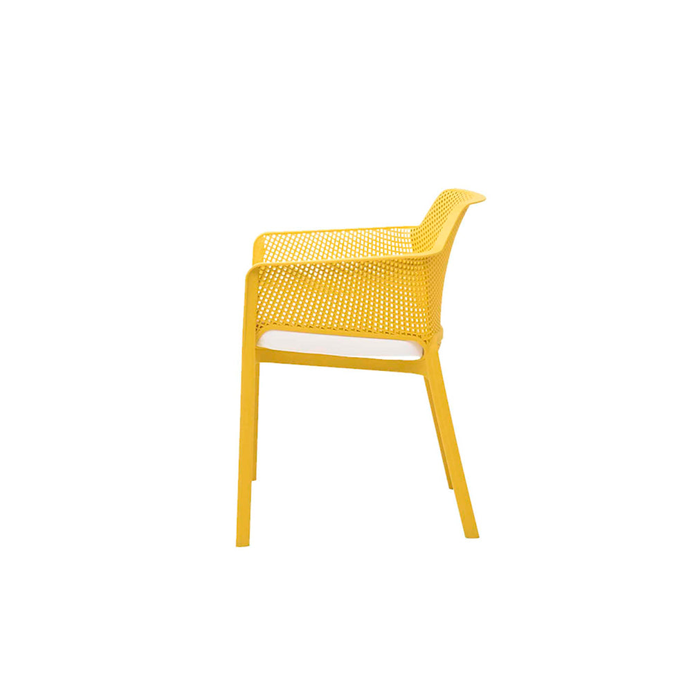 Set de 4 sillas de exterior Galdania - Amarillo - Tugow