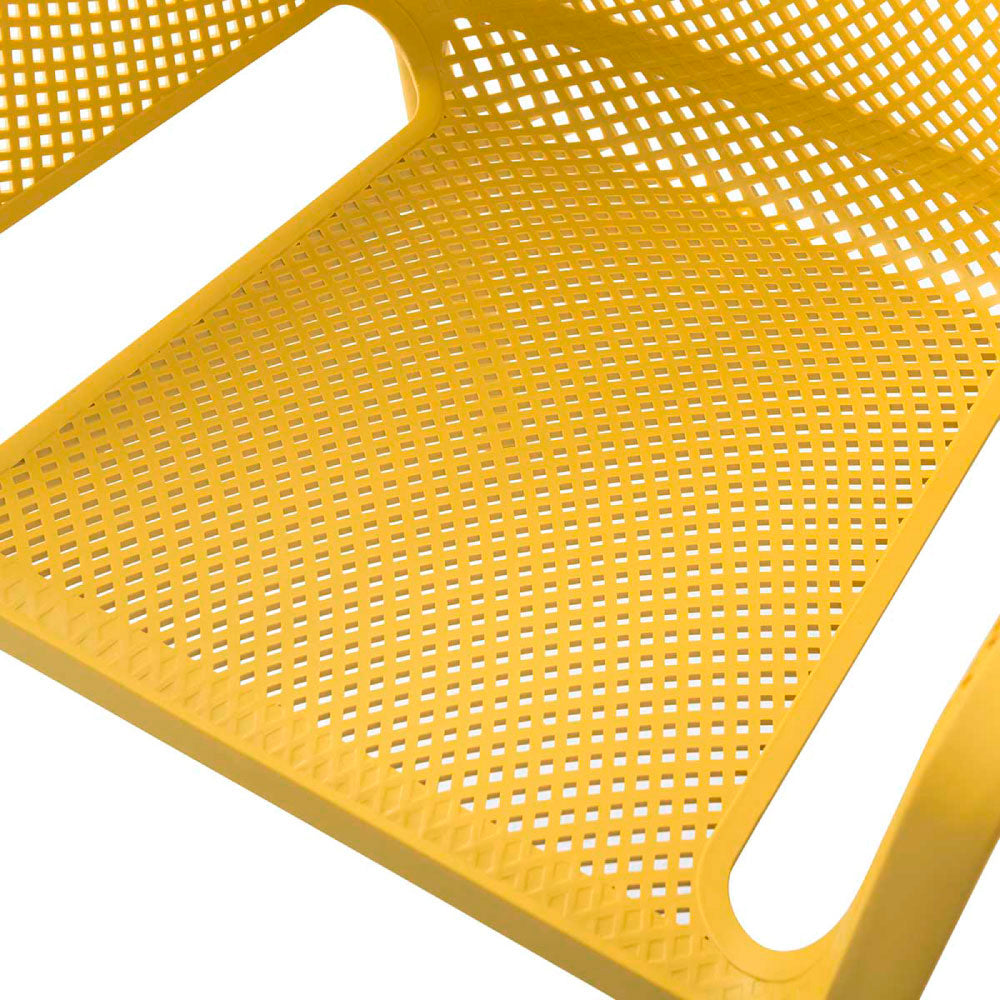 Set de 4 sillas de exterior Galdania - Amarillo - Tugow