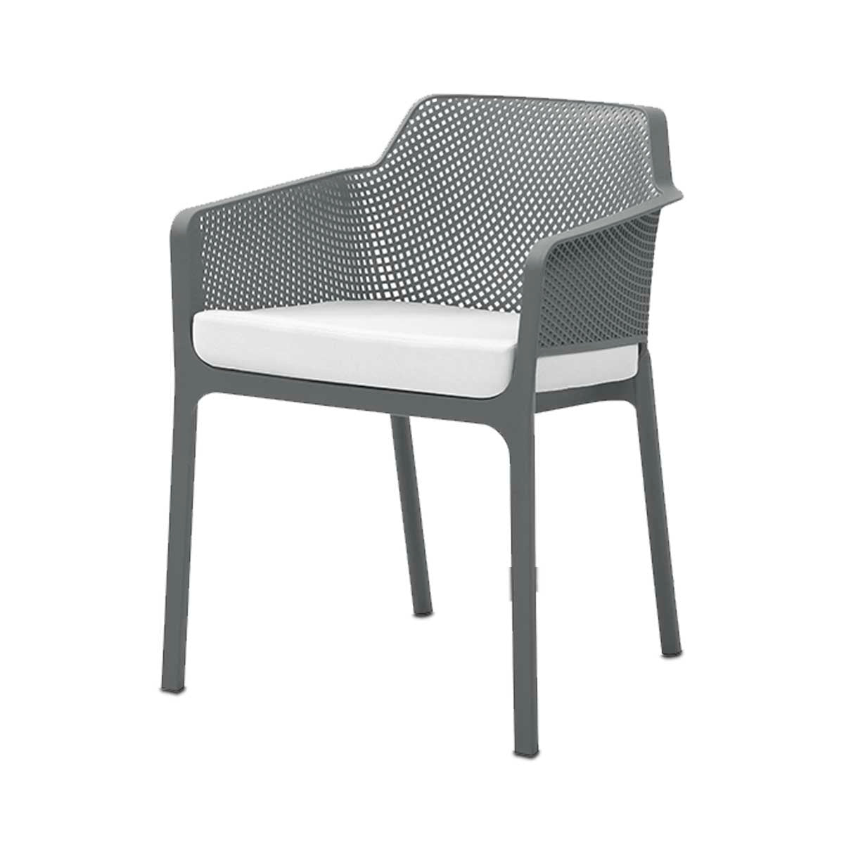 Set de 4 sillas de exterior Galdania - Gris - Tugow