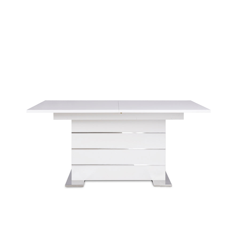 Mesa de comedor extensible Genova - Blanco - Tugow