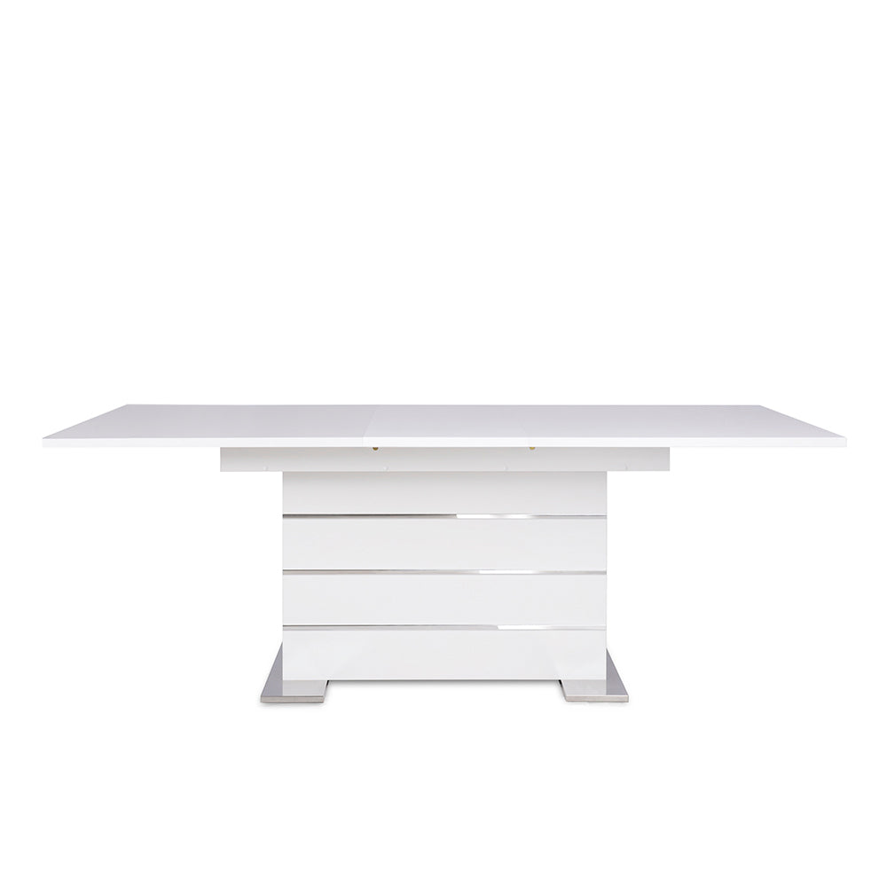 Mesa de comedor extensible Genova - Blanco - Tugow