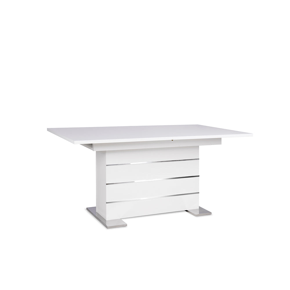 Mesa de comedor extensible Genova - Blanco - Tugow