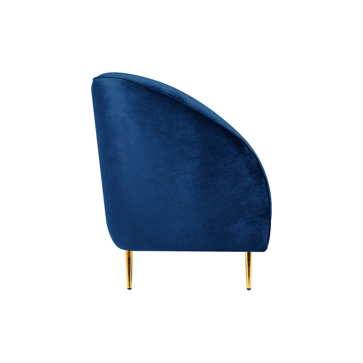 Sofá de 2 plazas terciopelo Giulia - Azul - Tugow