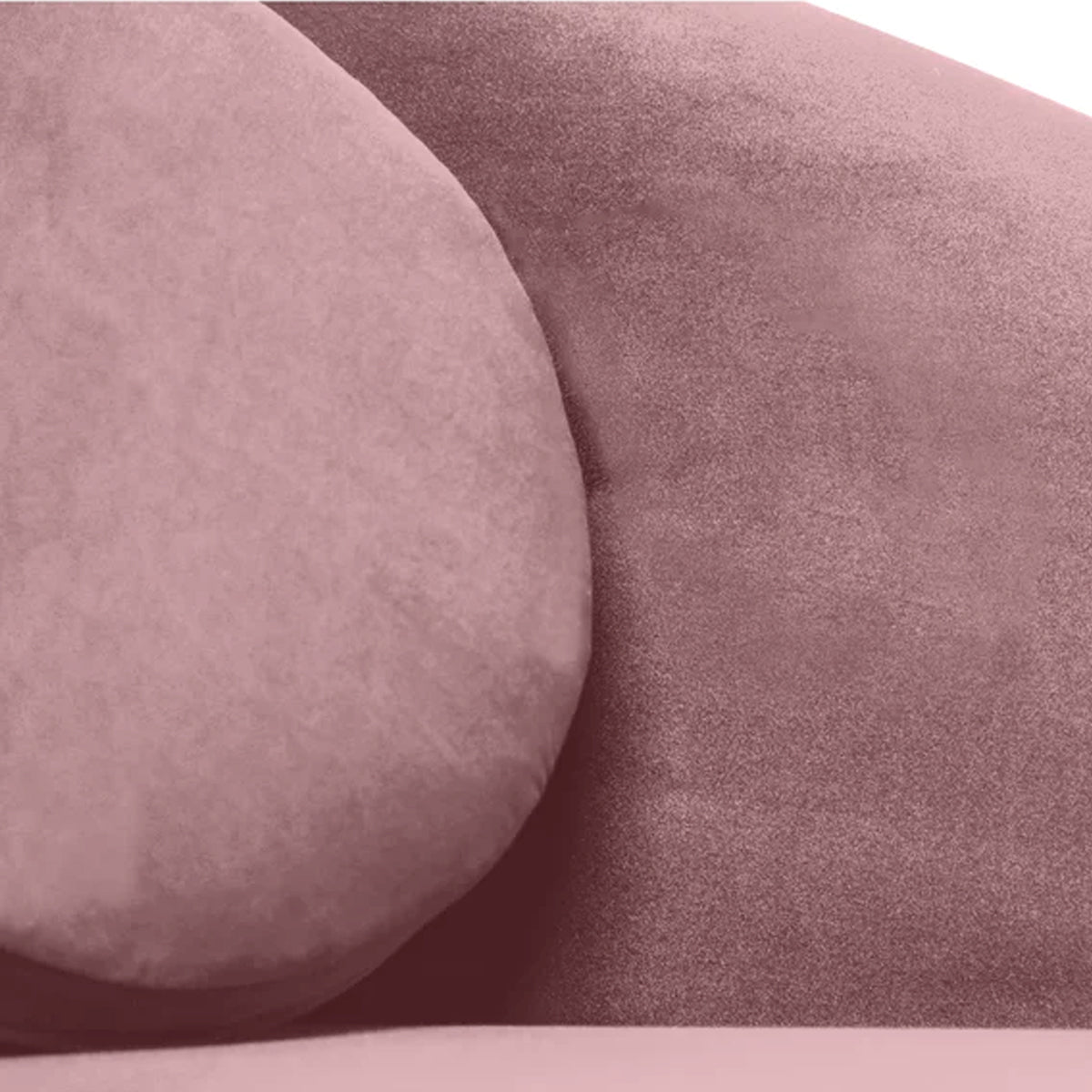 Sofá de 3 plazas terciopelo Giulia - Rosa - Tugow
