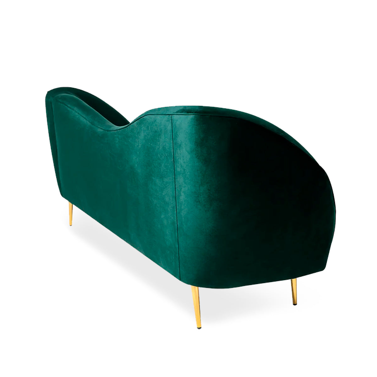 Sofá de 3 plazas terciopelo Giulia - Verde - Tugow
