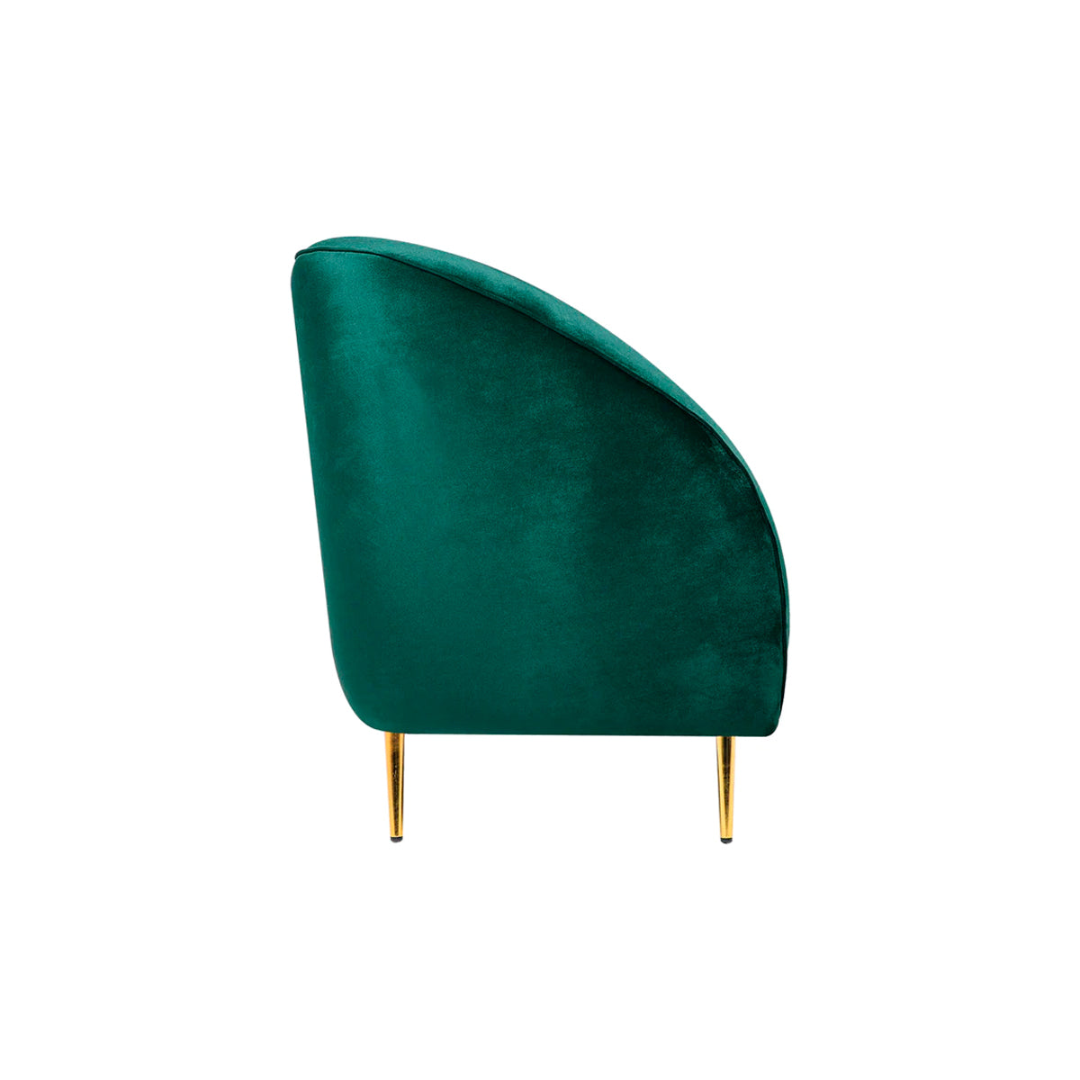 Sofá de 3 plazas terciopelo Giulia - Verde - Tugow