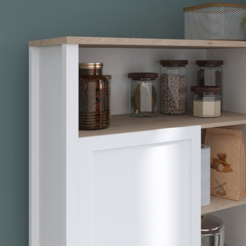 Alacena Glow - Blanco y Roble - Tugow