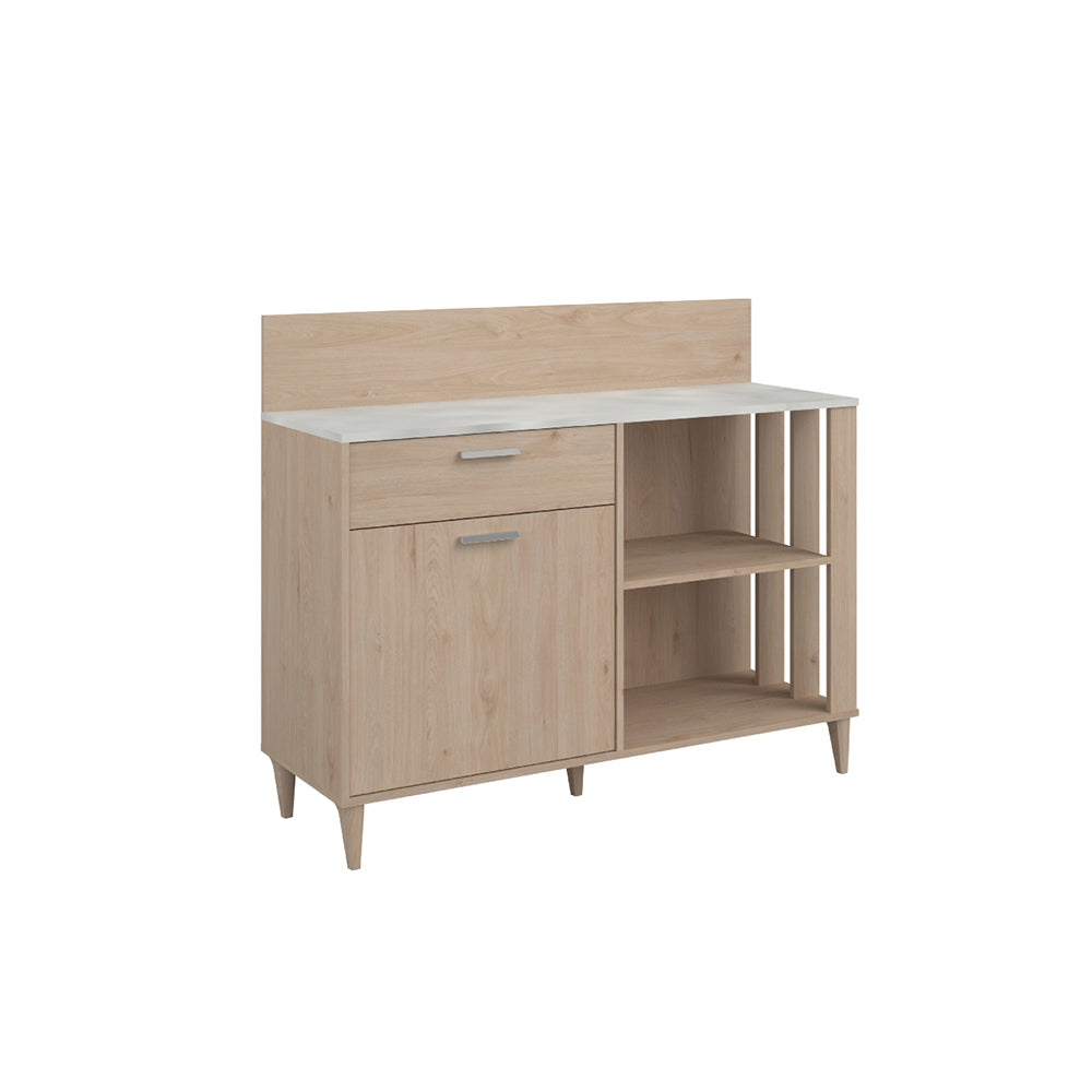 Alacena Grace - Roble y Blanco - Tugow