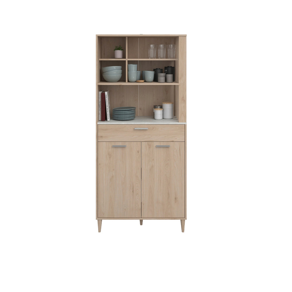 Alacena Grace - Roble y Blanco - Tugow