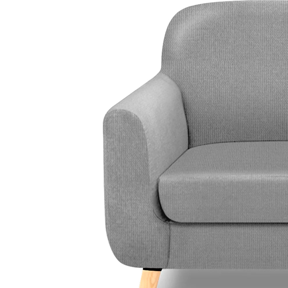 Sillón Grimaldi - Gris Claro - Tugow