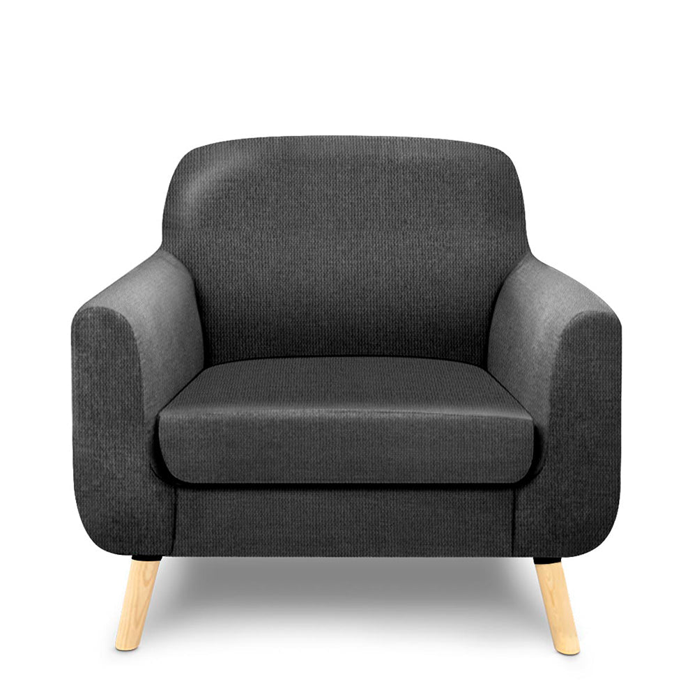 Sillón Grimaldi - Gris Oscuro - Tugow