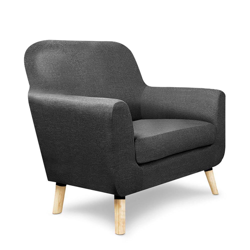 Sillón Grimaldi - Gris Oscuro - Tugow