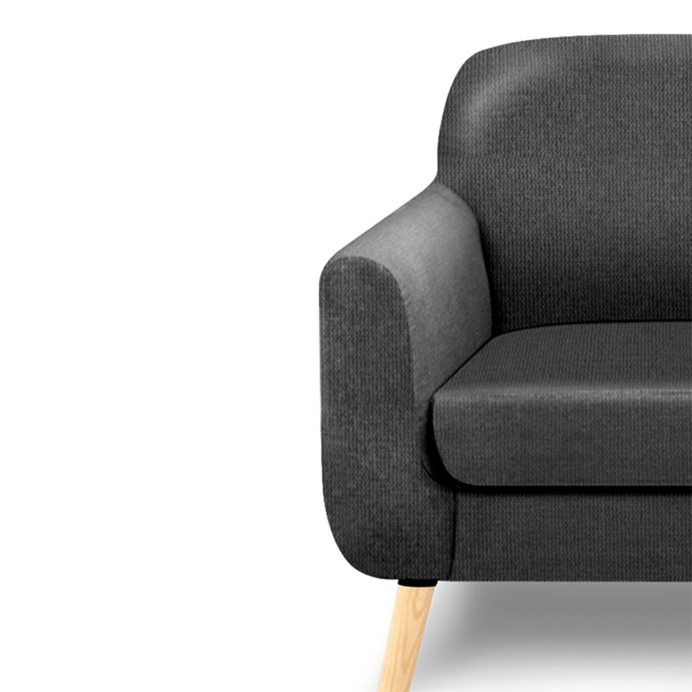 Sillón Grimaldi - Gris Oscuro - Tugow