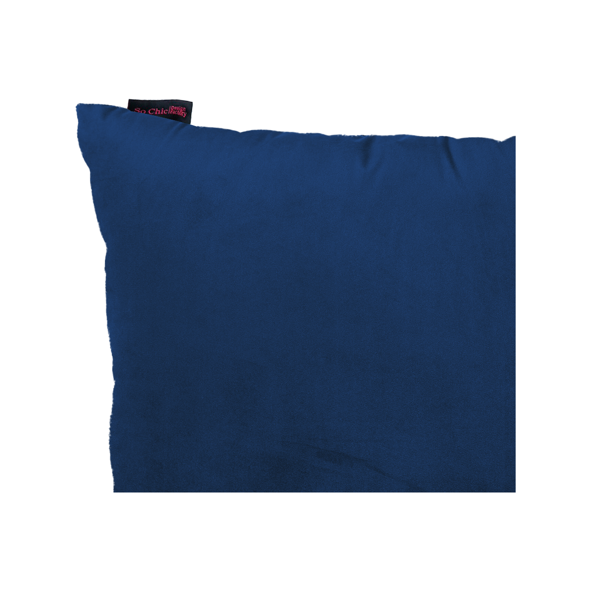 Cojín rectangular Terciopelo Belem - Azul - Tugow