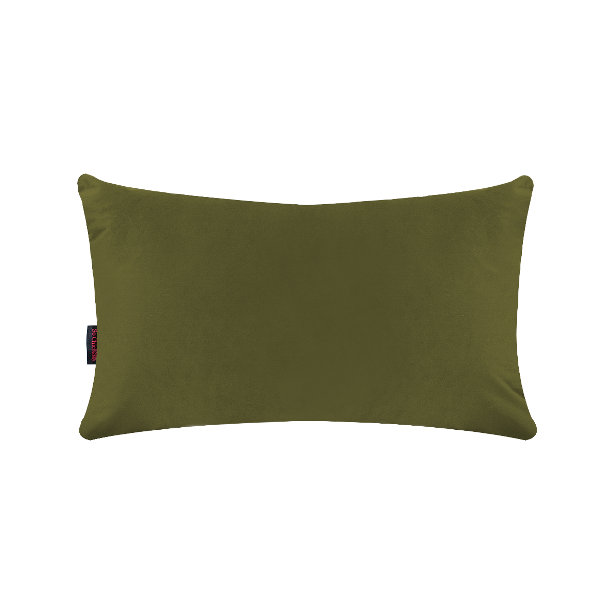Cojín rectangular Terciopelo Belem - Verde Olivo - Tugow