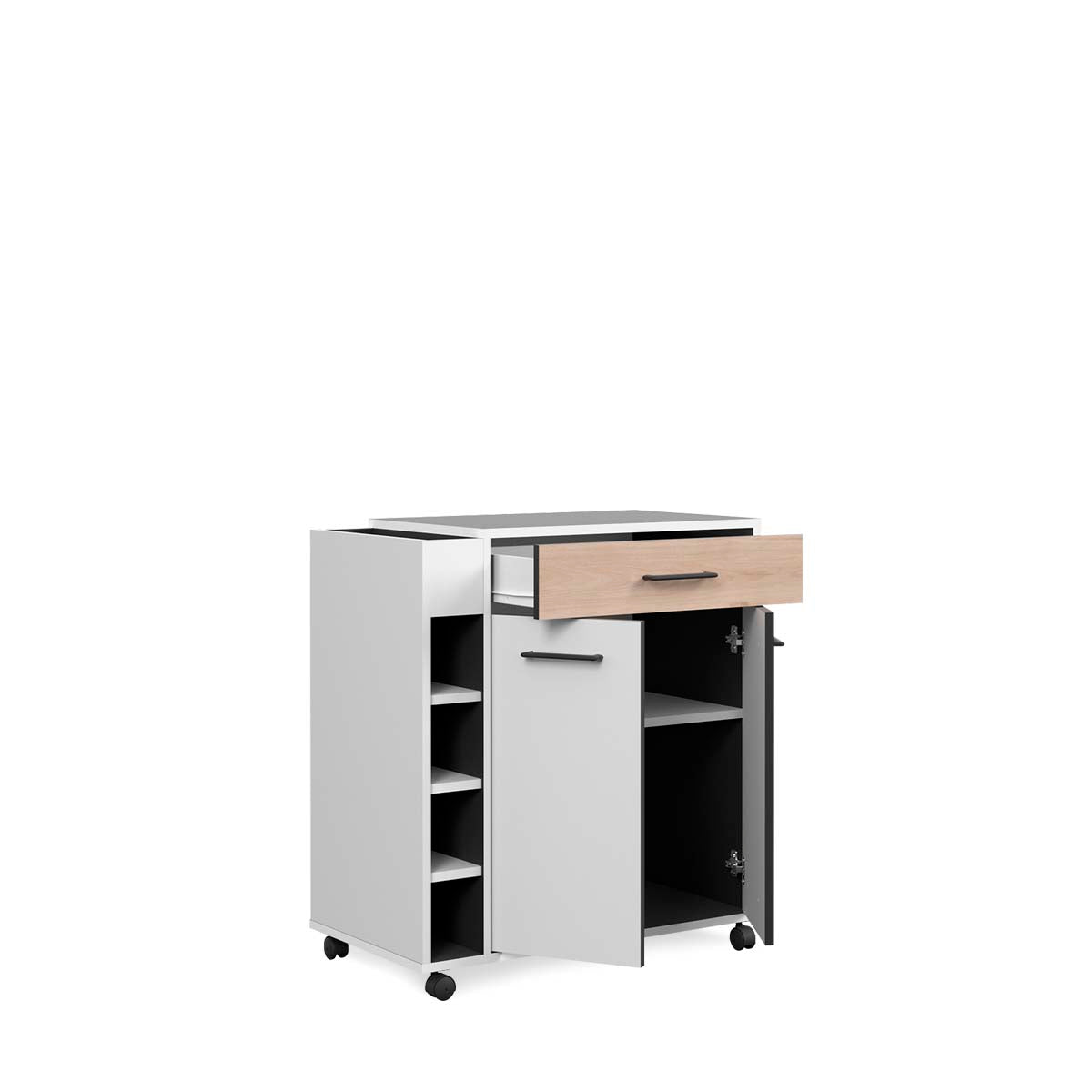 Alacena Iceland - Color Madera y Blanco - Tu Gow