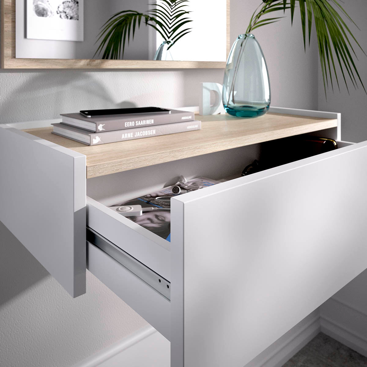 Mueble recibidor y espejo - Tu Gow